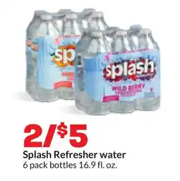 Hy-Vee Splash Refresher water offer