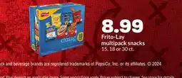 Hy-Vee Frito-Lay multipack snacks offer