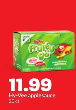 Hy-Vee Hy-Vee applesauce offer