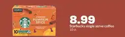 Hy-Vee Starbucks single serve coffee offer