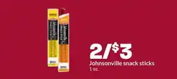 Hy-Vee Johnsonville snack sticks offer