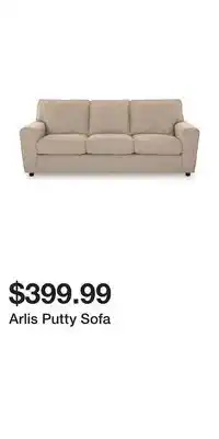 Big Lots Arlis Putty Sofa offer