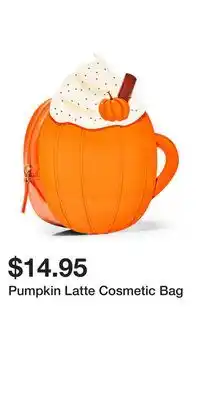 Bath & Body Works Pumpkin Latte Cosmetic Bag offer