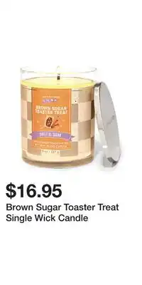 Bath & Body Works Brown Sugar Toaster Treat Single Wick Candle offer