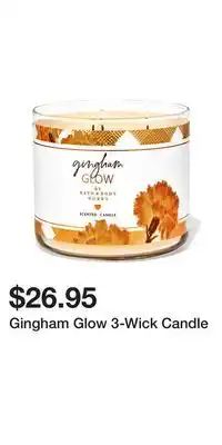 Bath & Body Works Gingham Glow 3-Wick Candle offer