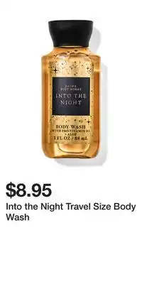 Bath & Body Works Into the Night Travel Size Body Wash offer
