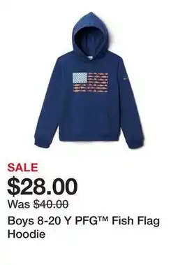 Belk Boys 8-20 Y PFG Fish Flag Hoodie offer