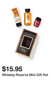 Bath & Body Works Whiskey Reserve Mini Gift Set offer