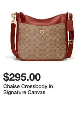 Belk Chaise Crossbody in Signature Canvas offer