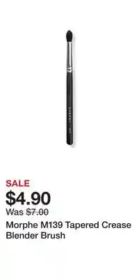 Ulta Beauty Morphe M139 Tapered Crease Blender Brush offer
