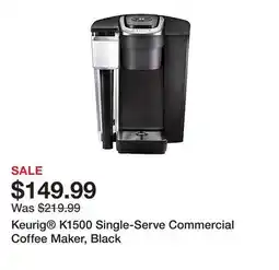 Office Depot Keurig K1500 Single-Serve Commercial Coffee Maker, Black offer