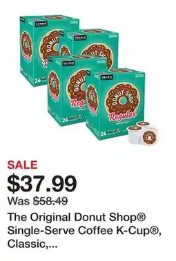 Office Depot The Original Donut Shop Single-Serve Coffee K-Cup , Classic, Carton Of 96, 4 x 24 Per Box offer