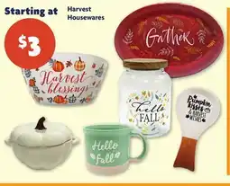Family Dollar Harvest Housewares offer