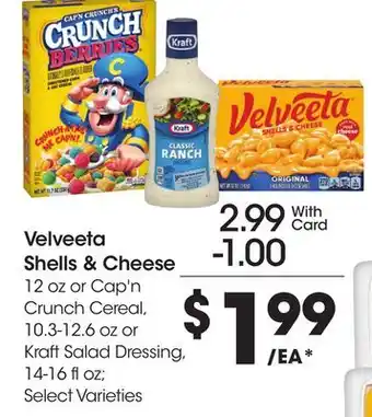 Ralphs Velveeta Shells & Cheese offer