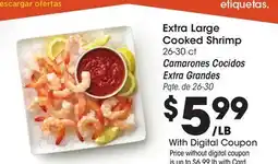 Ralphs Extra Large Cooked Shrimp offer