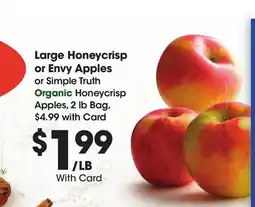 Ralphs Large Honeycrisp or Envy Apples offer
