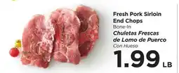 Food 4 Less Fresh Pork Sirloin End Chops offer