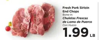 Food 4 Less Fresh Pork Sirloin End Chops offer