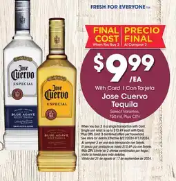 Ralphs Jose Cuervo Tequila offer