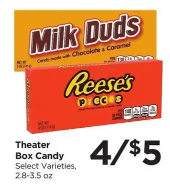 Food 4 Less Theater Box Candy offer