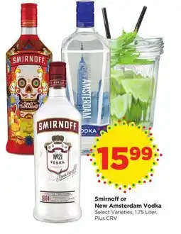 Food 4 Less Smirnoff or New Amsterdam Vodka offer
