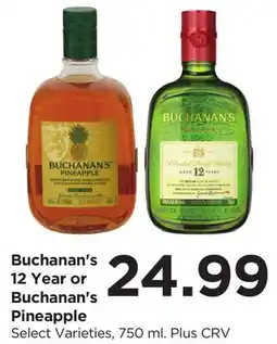 Food 4 Less Buchanan's 12 Year or Buchanan's Pineapple offer