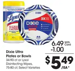 Ralphs Dixie Ultra Plates or Bowls offer
