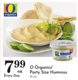 Pavilions O Organics Party Size Hummus offer