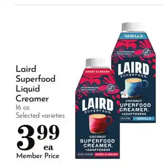 Pavilions Laird Superfood Liquid Creamer offer