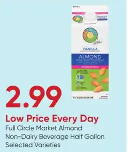 Stater Bros Full Circle Market Almond Non-Dairy Beverage offer
