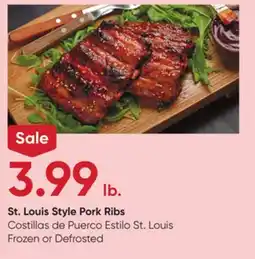 Stater Bros St. Louis Style Pork Ribs offer