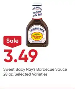 Stater Bros Sweet Baby Ray's Barbecue Sauce offer