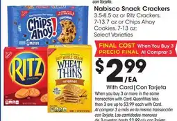 Ralphs Nabisco Snack Crackers offer