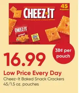 Stater Bros Cheez-It Baked Snack Crackers offer
