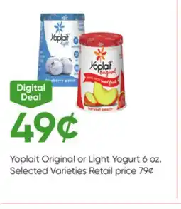 Stater Bros Yoplait Original or Light Yogurt offer