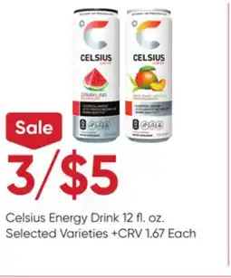 Stater Bros Celsius Energy Drink offer
