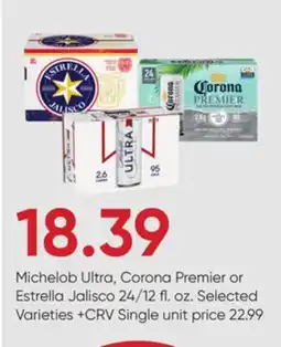 Stater Bros Michelob Ultra, Corona Premier or Estrella Jalisco offer