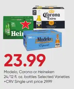 Stater Bros Modelo, Corona or Heineken offer