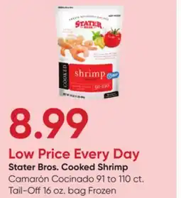 Stater Bros Stater Bros. Cooked Shrimp offer