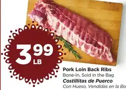 Food 4 Less Pork Loin Back Ribs offer