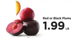 Food 4 Less Red or Black Plums offer