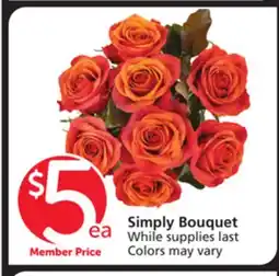 Albertsons Simply Bouquet offer