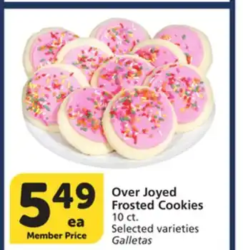 Albertsons Over Joyed Frosted Cookies offer