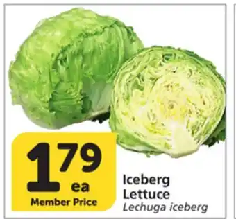 Albertsons Iceberg Lettuce offer