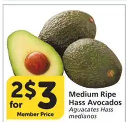 Albertsons Medium Ripe Hass Avocados offer