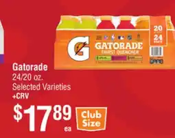 Smart & Final Gatorade offer