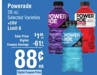 Smart & Final Powerade offer