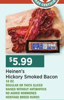 Heinen's Heinen's Hickory Smoked Bacon offer