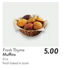 Fresh Thyme Fresh Thyme Muffins offer