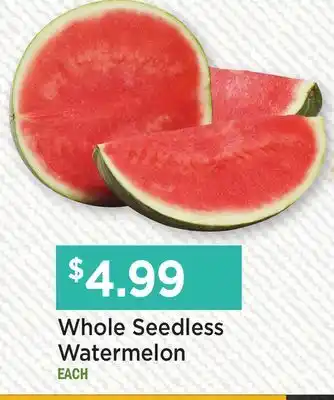 Heinen's Whole Seedless Watermelon offer